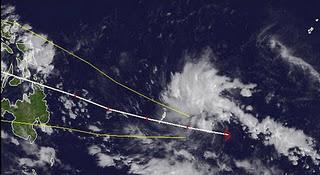 Tropischer Sturm 27W (potenziell Taifun WASHI / SENDONG) marschiert weiter in Richtung Philippinen, Washi, Philippinen, aktuell, Satellitenbild Satellitenbilder, Dezember, Taifunsaison, Pazifik, 2011, 