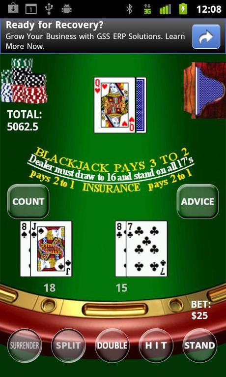 Real BlackJack – Das gute alte Kartenspiel auf deinem Android Phone