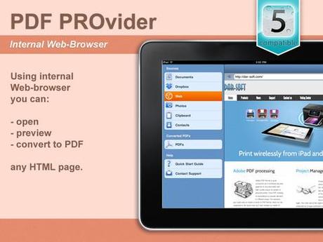 PDF PROvider wandelt unterschiedliche Formate in PDF Dateien und kann mehrere Dokumente zusammenfügen