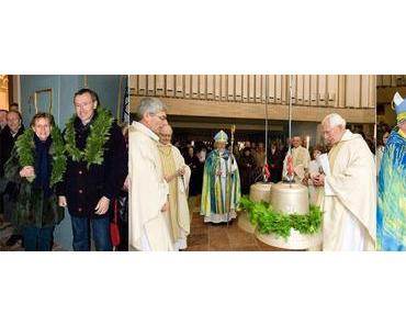 Glockenweihe in der Basilika durch Abt Otto Strohmaier