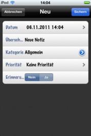 iNotes – Notizen mit Kategorien und Erinnerung für iPad, iPhone, iPod touch