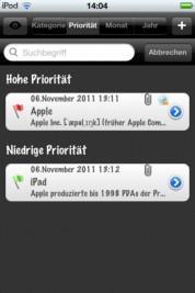 iNotes – Notizen mit Kategorien und Erinnerung für iPad, iPhone, iPod touch