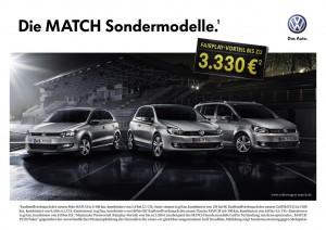 Die neuen VW MATCH Sondermodelle