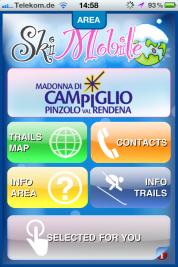 SkiMobile – auf dem iPhone für alle Val Rendena Fans und Madonna di Campiglio Interessierten