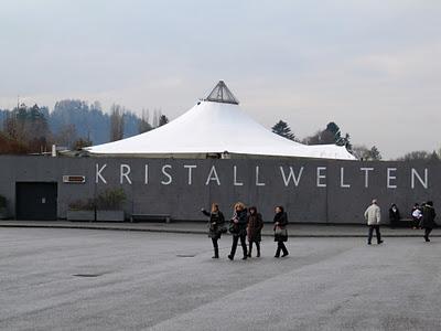 Adventsbesuch im Swarovski-Freizeitpark KRISTALLWELTEN in Wattens, Tirol