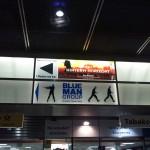 Potsdamer Platz Bahnhof ertser Hinweis auf Blue Man Group 150x150 Blue Man Group in Berlin   wir waren dort