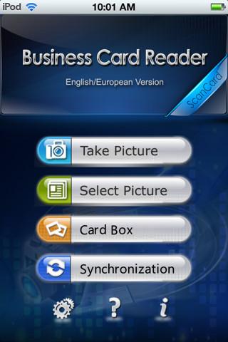 Visitenkarten direkt im Telefonbuch: ScanCard – Business Card Reader(European Version)