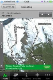 Slope Track – zeichnet auf Ihrem iPhone Ihre Alpin-Abfahrten auf und bietet Wetterinformationen zu den Skigebieten