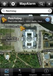MapAlarm – ortsbasierte Erinnerungen & social Mapping mit Pfiff auf dem iPhone