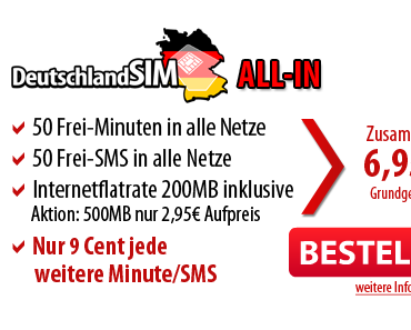 DeutschlandSIM Handytarife - Alles drin