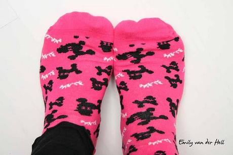 Pink Poodle Socks making me happy