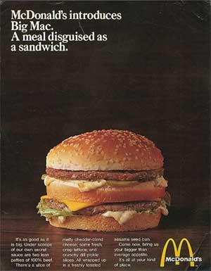 Werbung aus den 60er – McDonalds