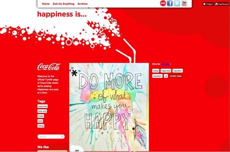 Coca-Cola setzt auf tumblr