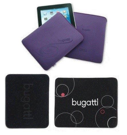 3 Taschen bugatti slimCase für iPad und iPad 2 in schwarz , graffiti und lila zusammen nur 9,99 EUR