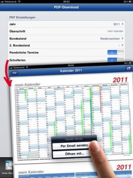 Ferien-Kalender –  auf dem iPad, iPhone, iPod touch und die Planung für die schönste Zeit des Jahres kann beginnen