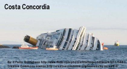 Kreuzfahrtschiff Costa Concordia gekentert