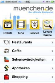 muenchen.de – das offizielle Stadtportal auf iPad, iPhone, iPod touch und Sie wissen fast alles über München