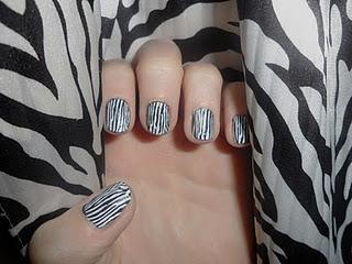 Nailart #3 - Zebra