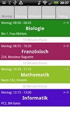 Stundenplan Deluxe – Viele Funktionen in einer einzigen kostenlosen Android App