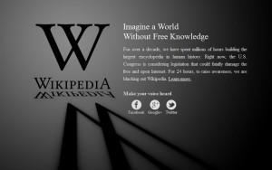 Wikipedia protestiert gegen SOPA und PIPA