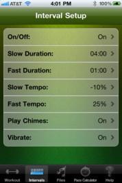 iWorkout – Music At Your Pace – auf dem iPhone und die Musik passt sich Ihrem Tempo an