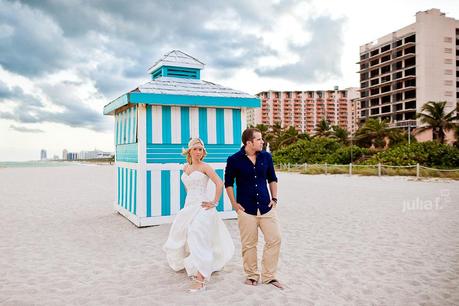 Mona & Ben – Brautpaarshooting am Strand von Miami
