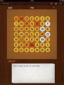 Kreuz und Quer für iPad – bilden Sie im Buchstabensalat möglichst viele Worte