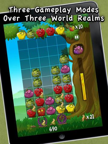 Battle Harvest – Rette in diesem Puzzle Orchardia vor den bösen Äpfeln