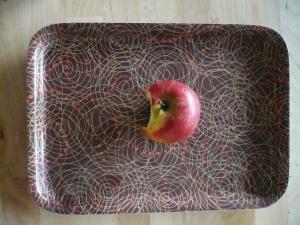 Alternatives Apfel-Tablett