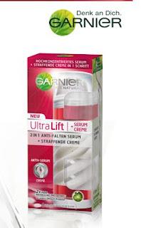 Garnier sucht Tester für UltraLift 2in1 Serum + Creme