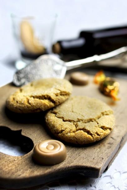 Karamellbonbon-Cookies mit Schoko-Espresso-Sirup