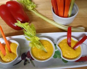 Dip : Erdnuss Karotten - Pesto -