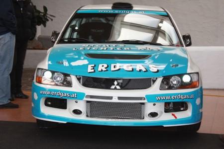 Erdgas Mitsubishi Lancer Evo Rallyeauto