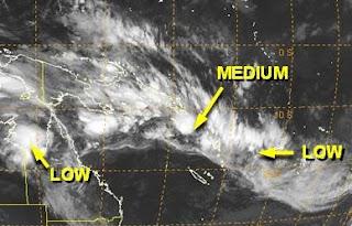Unruhe im Südpazifik, Pazifik, aktuell, Satellitenbild Satellitenbilder, Januar, Februar, 2012, Australische Zyklonsaison, 