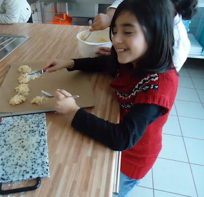 Backen mit  Kindern   II    Nougat - Waffel - Kekse und Amerikaner