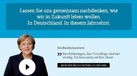 Mitbestimmung oder Mogelpackung: Merkels Zukunftsdialog