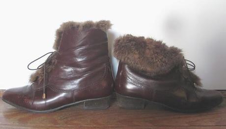 Vintage Stiefel für die sibirische Kälte
