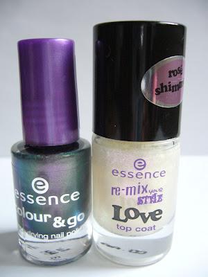 Swatch | Essence Colour & Go + Remix Your Style Love Top Coat | No. 43 Where Is The Party? + No. 01 Feels So Good