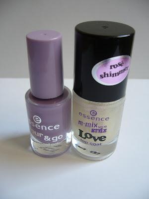 Swatch | Essence Colour & Go + Remix Your Style Love Top Coat | No. 27 No More Drama + No. 01 Feels So Good