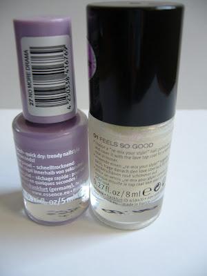 Swatch | Essence Colour & Go + Remix Your Style Love Top Coat | No. 27 No More Drama + No. 01 Feels So Good