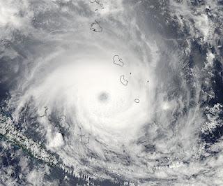 Satellitenbild Zyklon JASMINE als Major Hurrikan, NASA, Satellitenbild Satellitenbilder, major hurricane, Hurrikanfotos, aktuell, Februar, 2012, Jasmine,