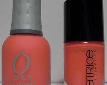 Orly Retro Red + Color Club Wild at Heart - Vergleiche