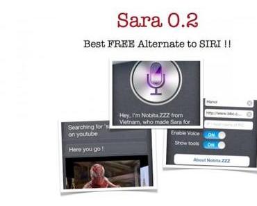 Sara: Kostenlose Siri Alternative für alle iOS Geräte