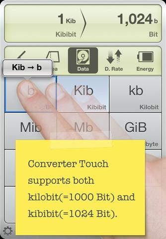 Converter Touch – Schnelle Umrechnung mit einem integrierten Taschenrechner