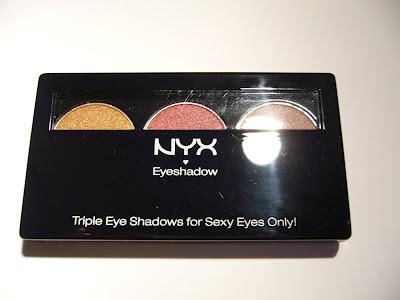 Swatch | NYX Trio Eyeshadows | TS 12 Golden/Rust/Walnut/Bronze