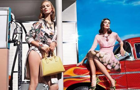 Prada Schuhe mit US Car Heckflossen