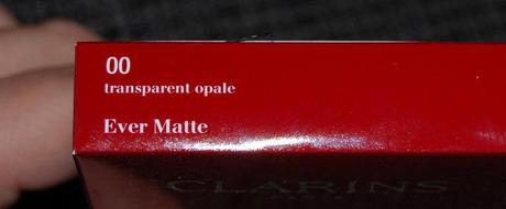 Clarins Ever Matte Poudre Compacte Minérale 00 transparent opale