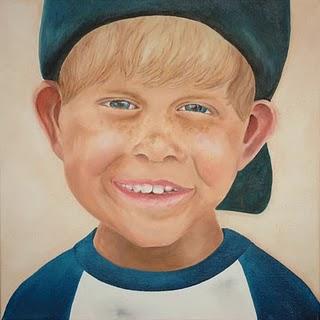 Portrait eines Jungen mit Baseballkappe - Portrait of a young boy with baseball-cap