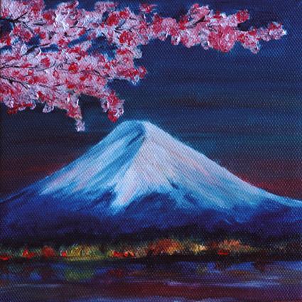 Mount Fuji mit Kirschblüten (05.04.2008)