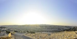 Panorama vom Ölberg aus gesehen (Jerusalem)